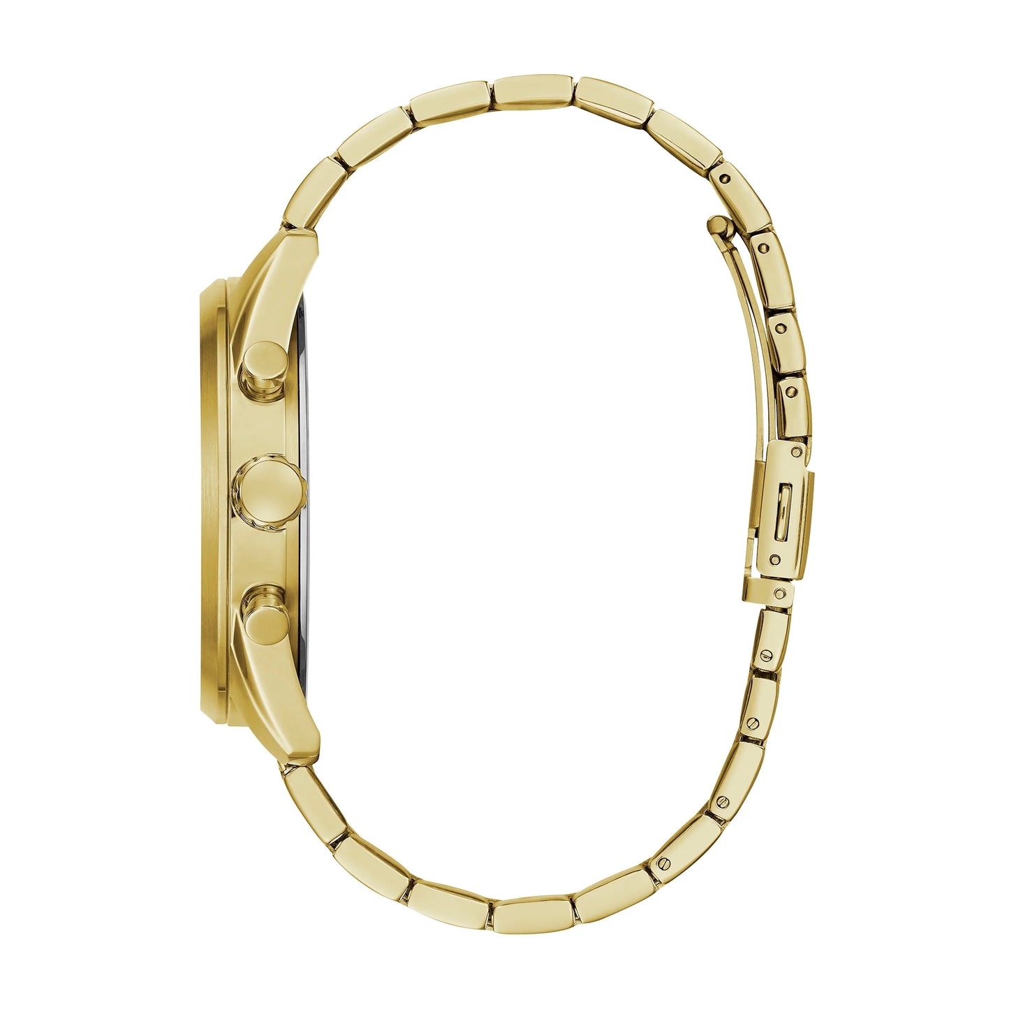 Designed by Men'S Gold-Tone Chronograph Watch, Black Dial - 44A113